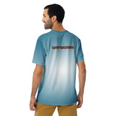 Halloween-themed Haunted Graveyard Men's T-Shirt back design
